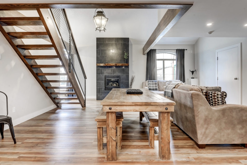 Rustic Corporate Retreat Living room