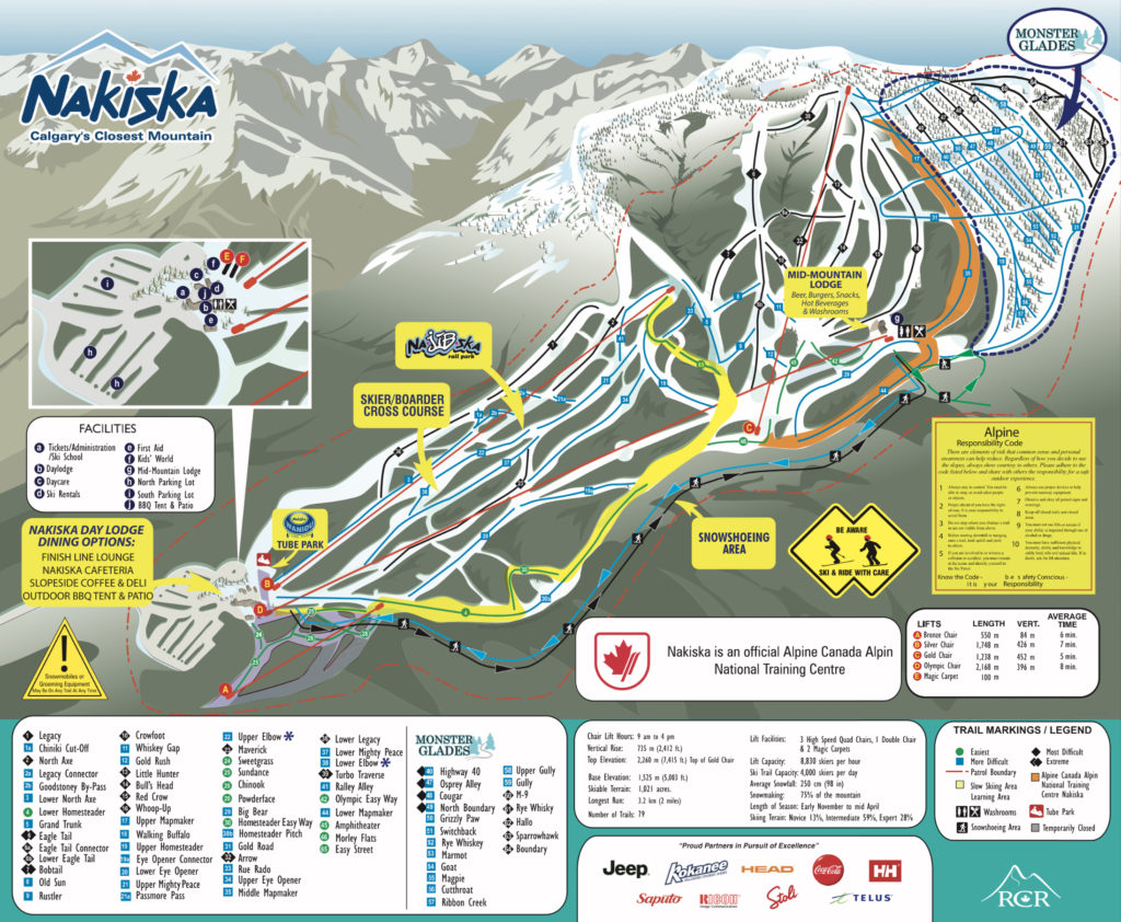 Best skiing near Canmore